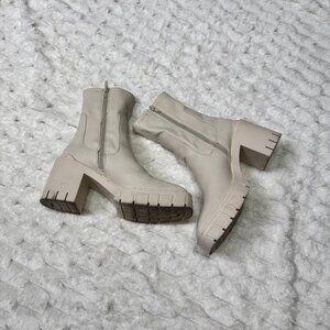 ALDO Women's Cream and White Boots